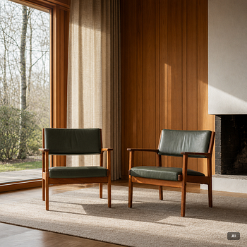 Ingemar thillmark, a pair of 'Axamo' armchairs, OPE Möbler, 1960s.