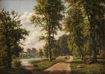 CARSTEN FREDERIK HENRICHSEN, oil on canvas. Signed och dated 1882.