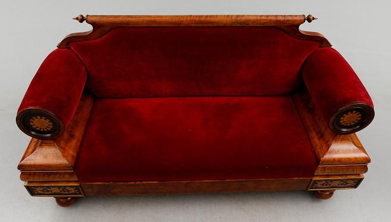 SOFFA, biedermeier, 1800-talets mitt.