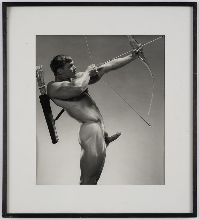 Jim French, "John Pruitt, Bow & Arrow", 1984.