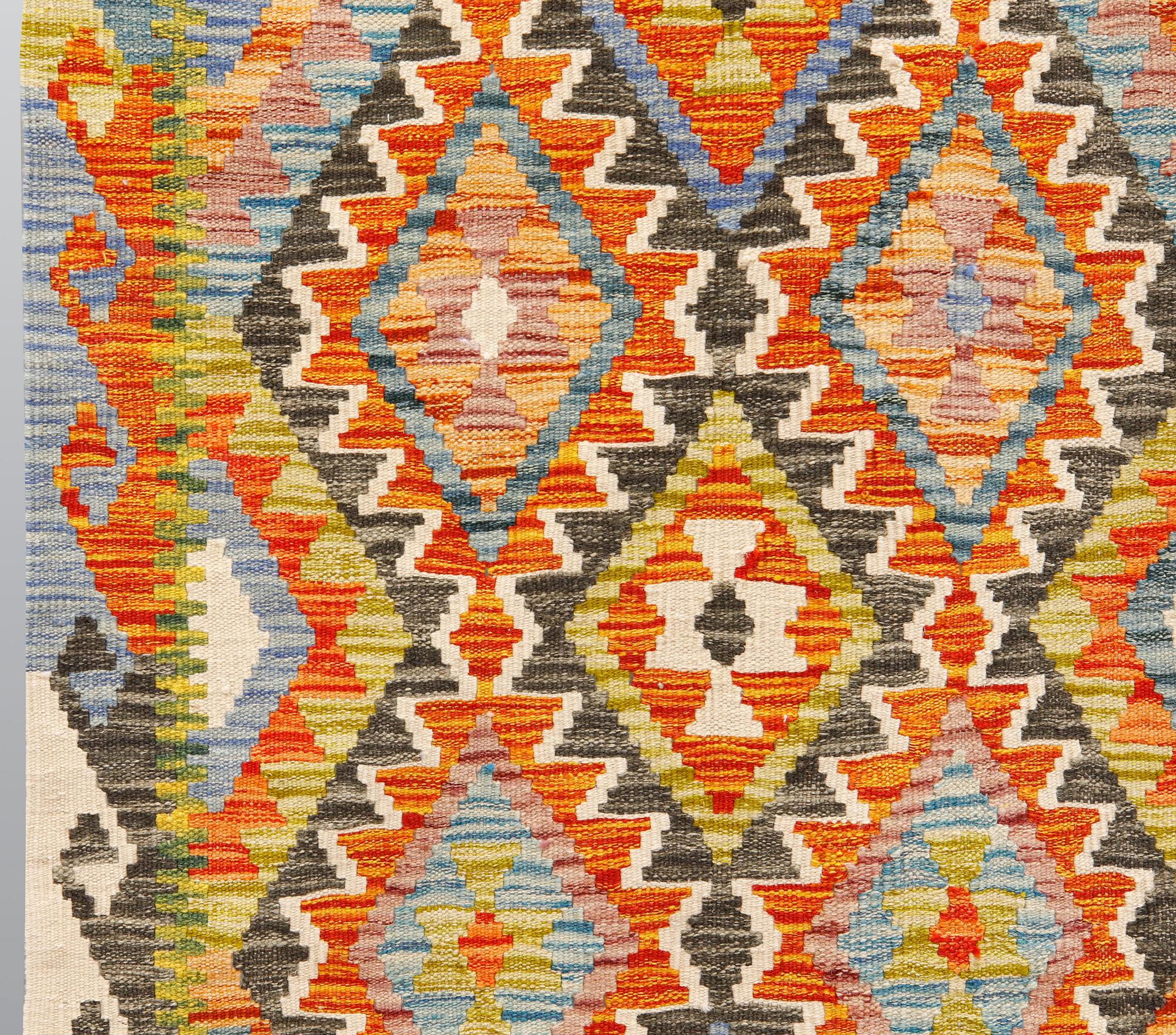 A kilim runner, ca 492 x 80 cm.