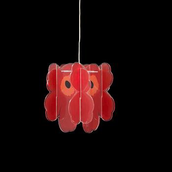TAKLAMPA, "Unikko", Marimekko, modern tillverkning.