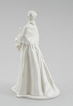 FIGUR, porslin, Nymphenburgliknande märke, 1900-tal.