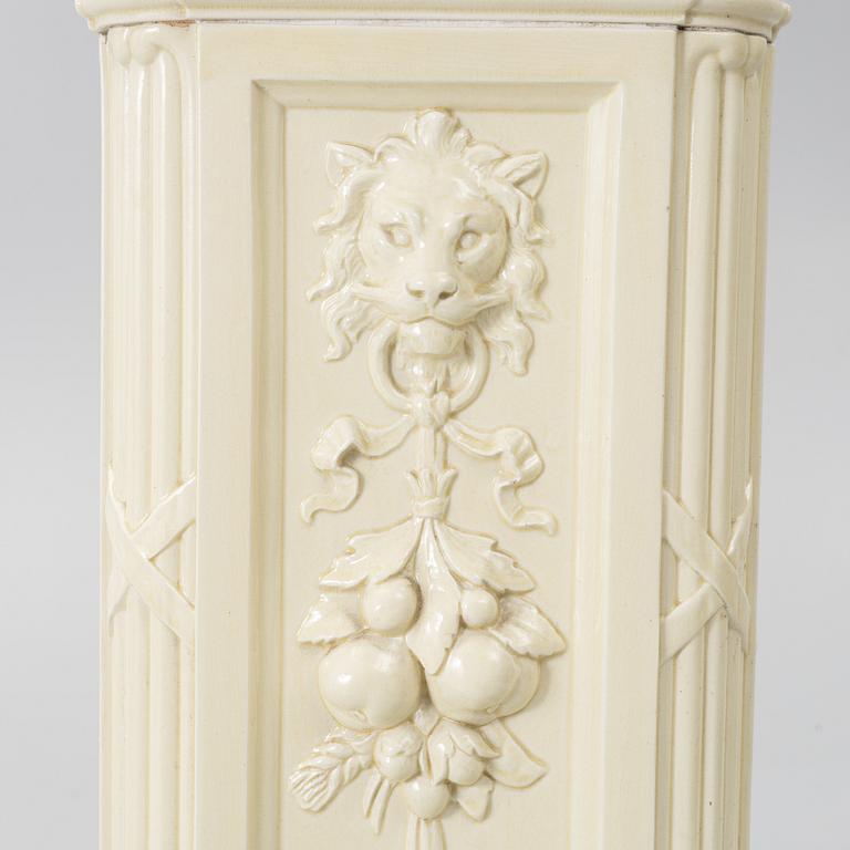 Gustavsberg, Pedestal with outer liner, 1897–98.