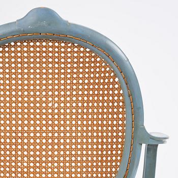 Carl Malmsten, a pair of Swedish Grace chairs, cabinetmaker Albin Johansson, Stockholm, for Villa Kvikkjokk, 1927.
