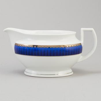 A set of 93 p, tableware. "Christineholm" or "Marianne Royal Blue", Millennium, design Sigvard Bernadotte, 21th century.