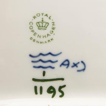 Servis 5 dlr Musselmalet Helblonde Royal Copenhagen Danmark 1970/80.