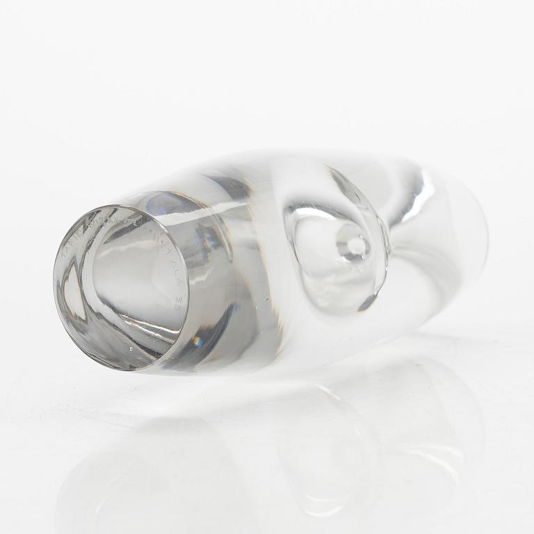 Tapio Wirkkala,  glasskulptur, "Tokio", signerad Tapio Wirkkala Iittala 55.