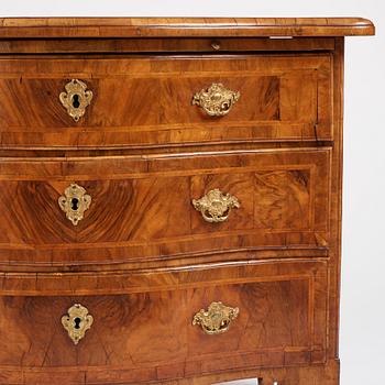A Swedish late Baroque commode, mid 18th century.