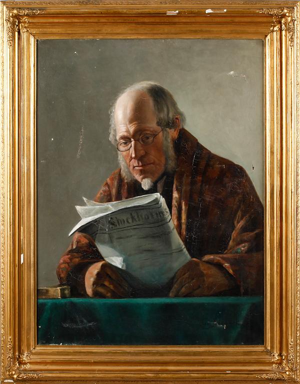 FRANS OSCAR STENVALL, olja på duk, signerad.