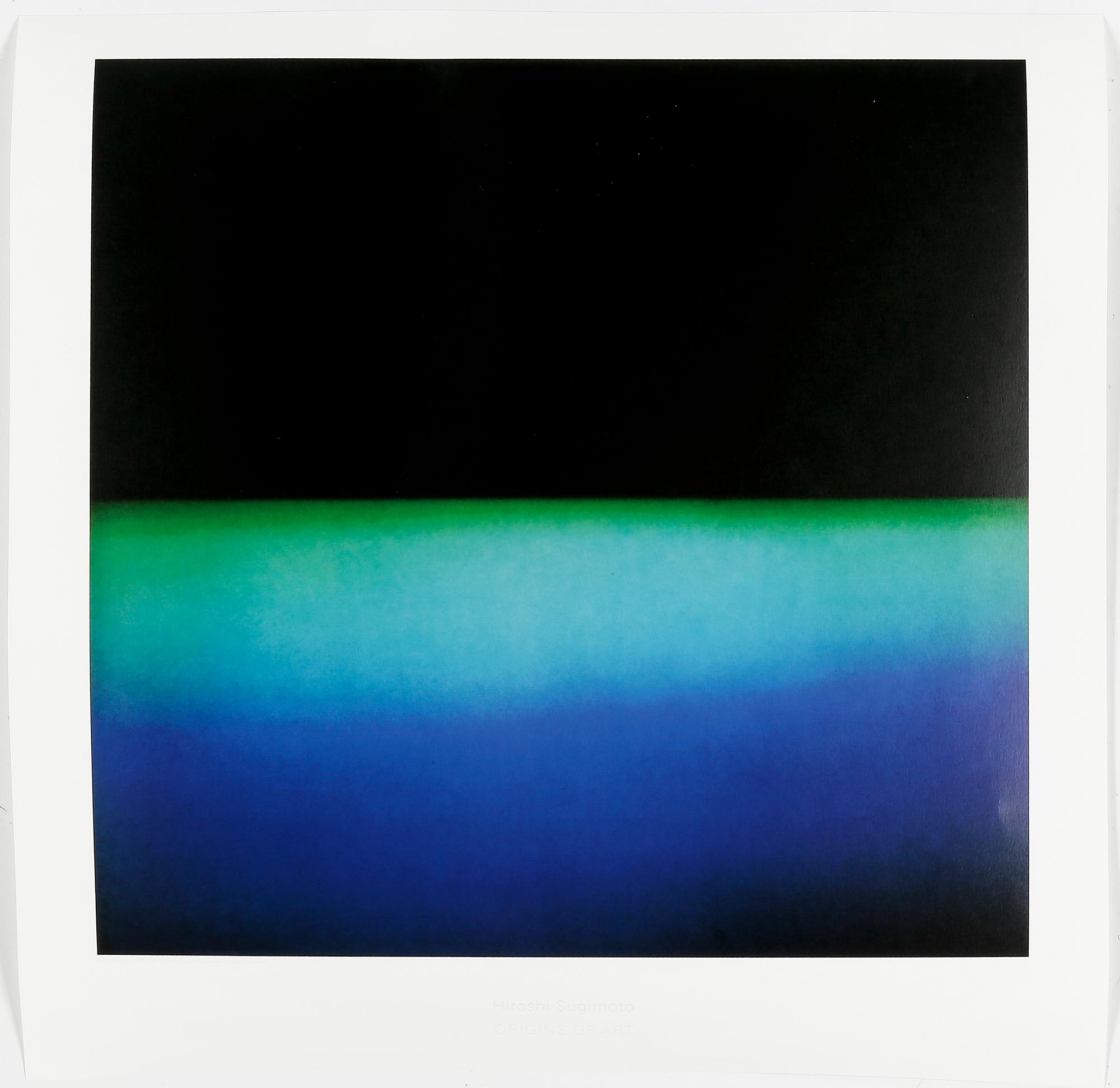 HIROSHI SUGIMOTO, offsetlitografi, Origins of Art, "Polarized Colours037", dat 2010.