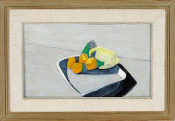 GUNNAR HÅLLANDER, olja på pannå. Sign.