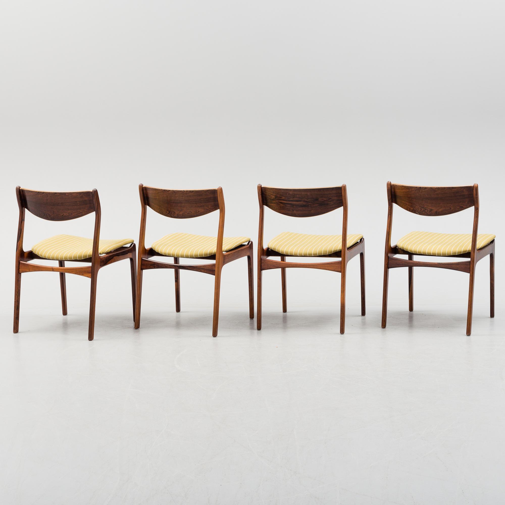 A five piece dining set, 1950's/60's.