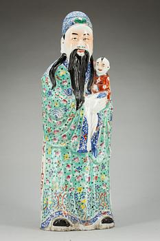 FIGURIN, porslin, Kina, 1900-talets slut.