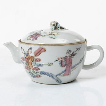 Servisdelar, 6 st, porslin, Kina, 1900-talets början.