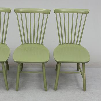 Four 'Lilla Åland' chairs by Carl Malmsten.