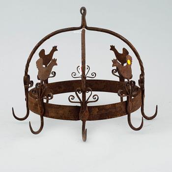 A meat hook in wrought iron, 18th / 19th century.