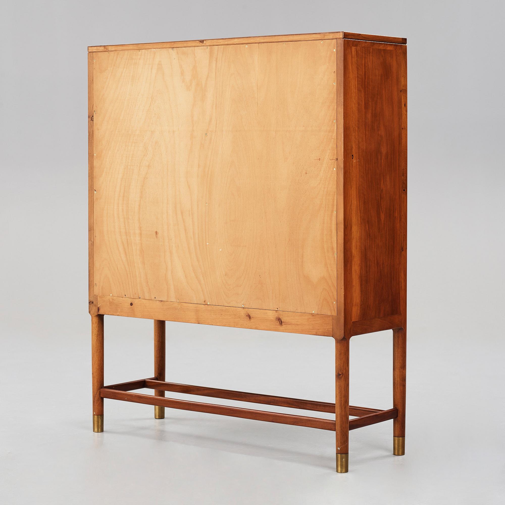 HANS J WEGNER, a bar cabinet executed by cabinetmaker Axel I Sørensen, for the Mayor's office, Aarhus City Hall,  1941.