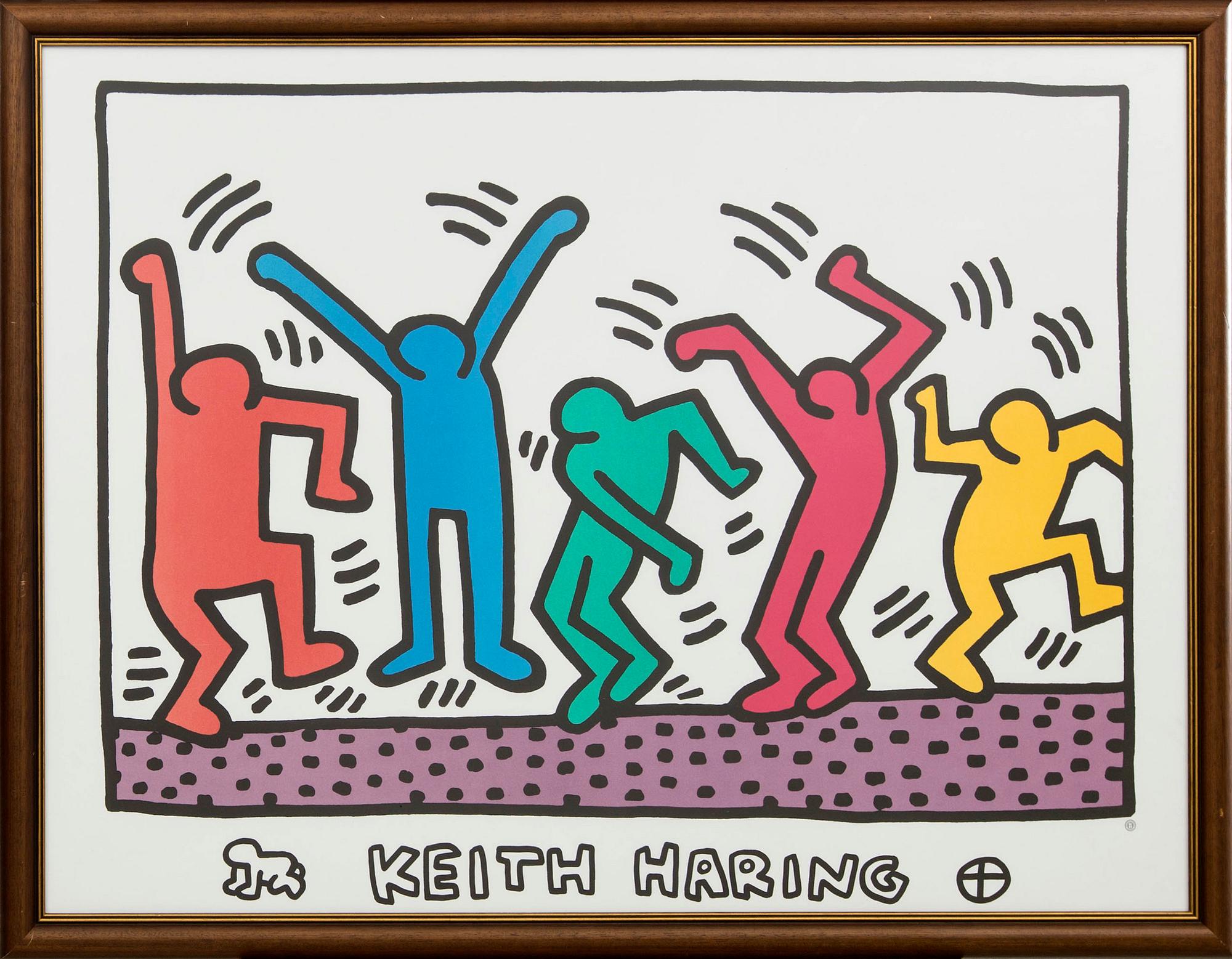 KEITH HARING, poster. - Bukowskis