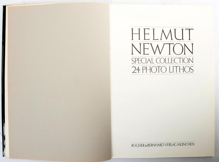 Helmut Newton, book 'Special Collection 24 Photo Lithos', Germany / USA 1980.
