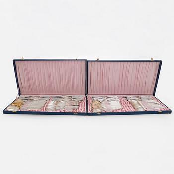 Tapio Wirkkala, a 72-piece set of 'Tapio' sterling silver cutlery, Kultakeskus Hämeenlinna Finland 1970-71.