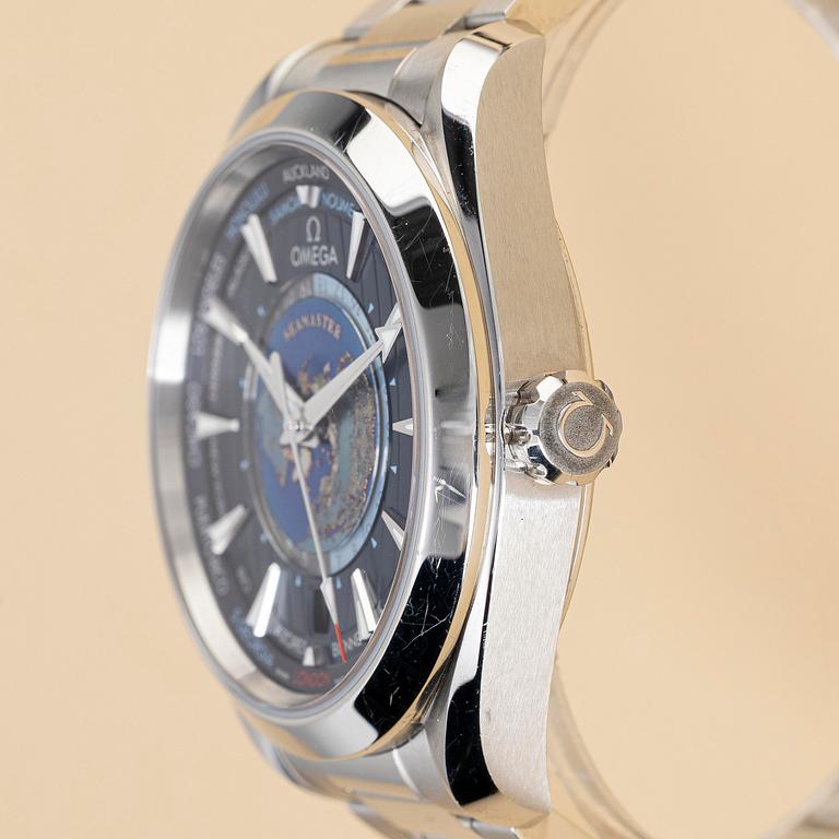 Omega, Seamaster Aqua Terra 150M Co-Axial Master Chronometer GMT Worldtimer, ca 2022.