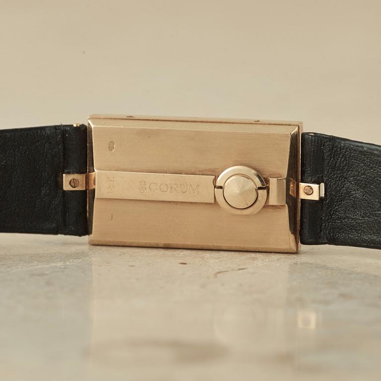 CORUM, Golden Bridge, wristwatch, 20 x 33 (40) mm,