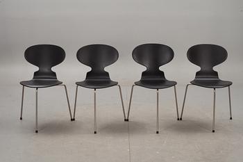 STOLAR, 4 st, "Myran", Arne Jacobsen, Fritz Hansen.