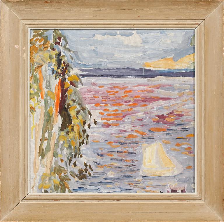 ARNE NILSSON, olja på duk, monogramsignerad.