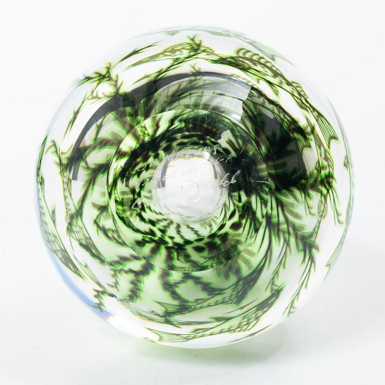 Edward Hald, Vas, glas, "fiskgraal", Orrefors, 1900-talets mitt.