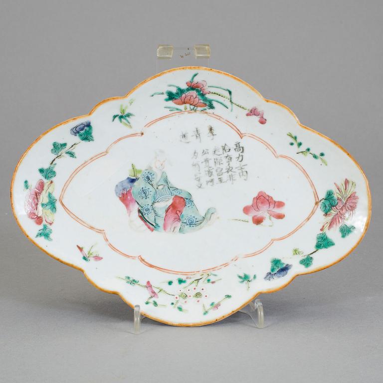 FAT, porslin, Kina, Qing dynastin, 1800-tal.