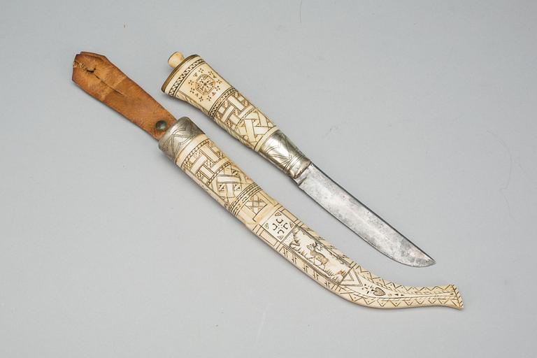 SAMEKNIV, signerad M.H.M. 1900-talets första hälft.