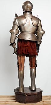 A German metal armour, composite, mid 1500's and later.