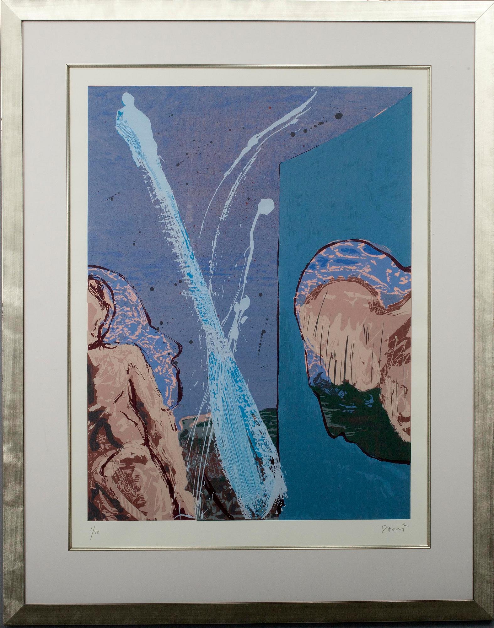 SAMI RINNE, serigrafi, signerad och numrerad 1/50.