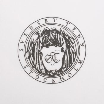 BRICKOR samt TALLRIKSUNDERLÄGG, 10 delar, Firma Svenskt Tenn, 1900-talets andra hälft.