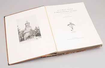 GODS OCH HERRESÄTEN I FINLAND, Ragna Ahlbäck, 1946 samt FINSKA KYRKOR, Heikki Klemetti, 1927.