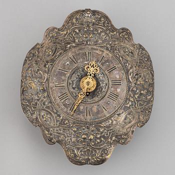 Wall clock, 18th century and later.