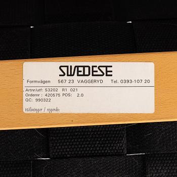 Yngve Ekström, fåtöljer, ett par, "Laminett", Swedese, Vaggeryd, 1900-talets andra hälft.
