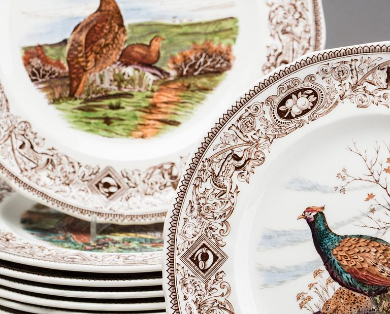 MATTALLRIKAR, ironstone-porslin, 18 st. Masons, England. 1900-talets andra hälft.