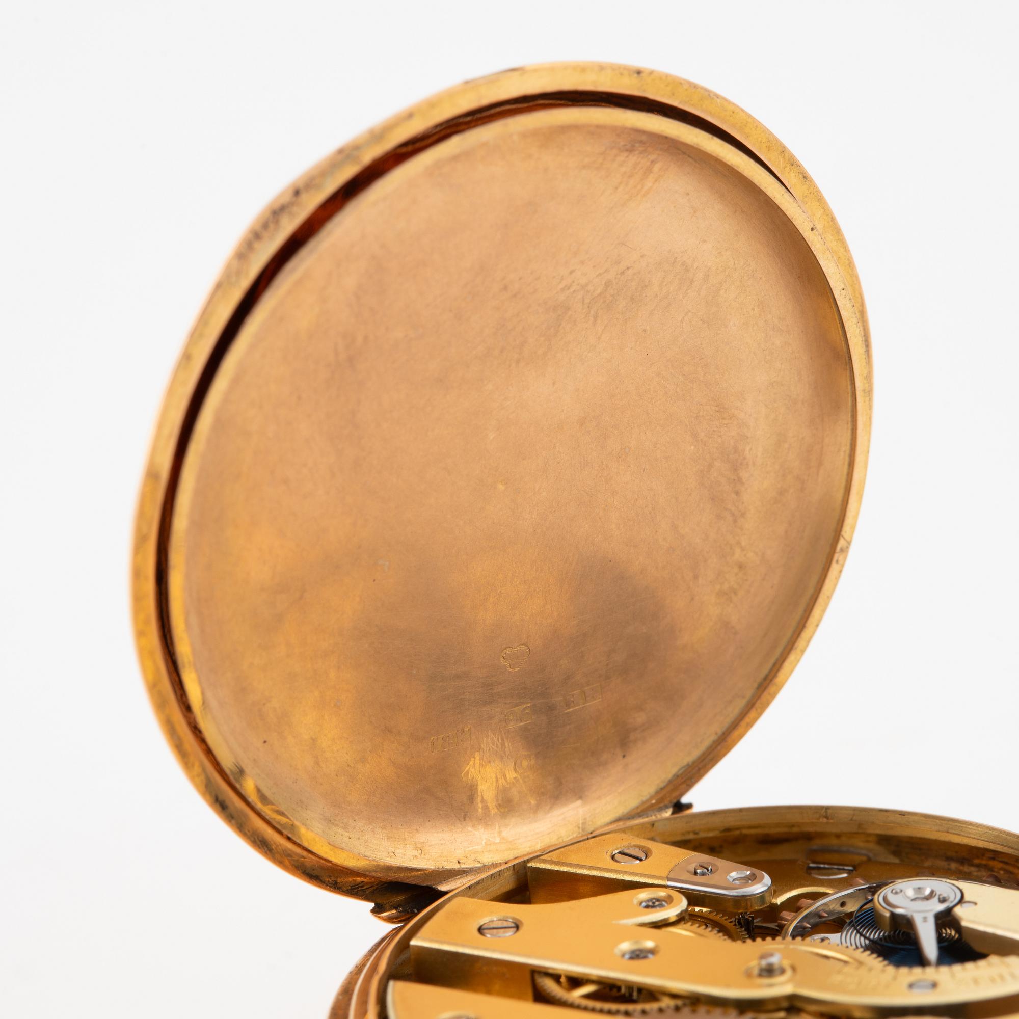 Halda, pocket watch, 49.5 mm.