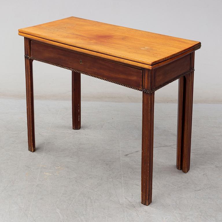 A Swedish late gustavian games table, late 18th century.