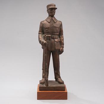 PENTTI PAPINAHO, skulptur, brons, signerad och daterad i godset 1988.