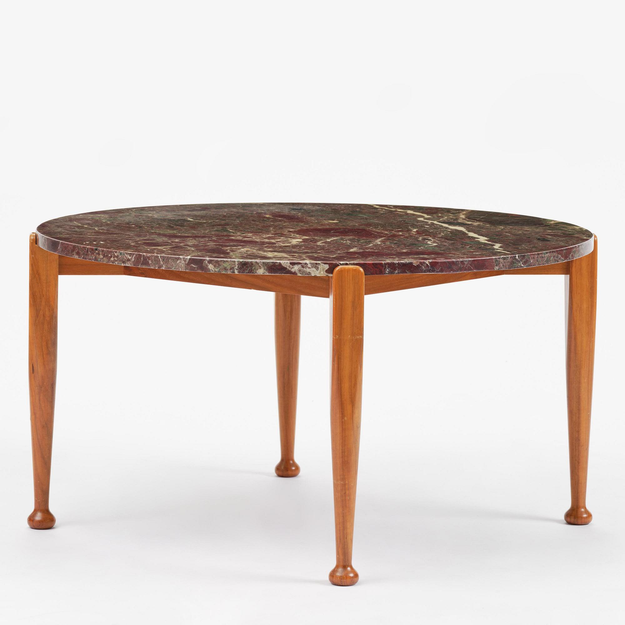 Josef Frank, soffbord, modell B 965, Firma Svenskt Tenn, 1900-talets mitt.