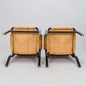 Alvar Aalto, karmstolar, 6 st, modell 45, för Artek 1970-tal.