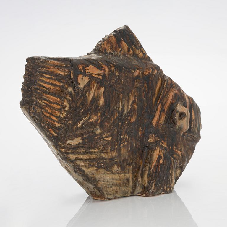 Taisto Kaasinen, skulptur, stengods, signerad T. Kaasinen Arabia.