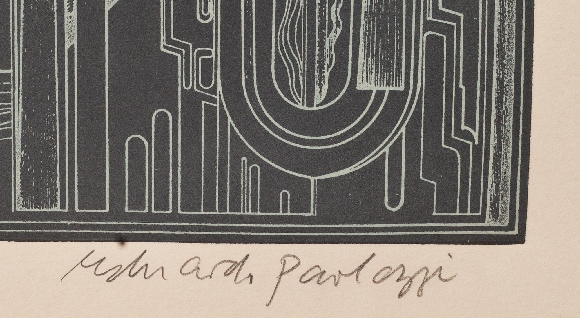 EDUARDO PAOLOZZI, etsning och akvatint, signerad och numrerad 1/70.