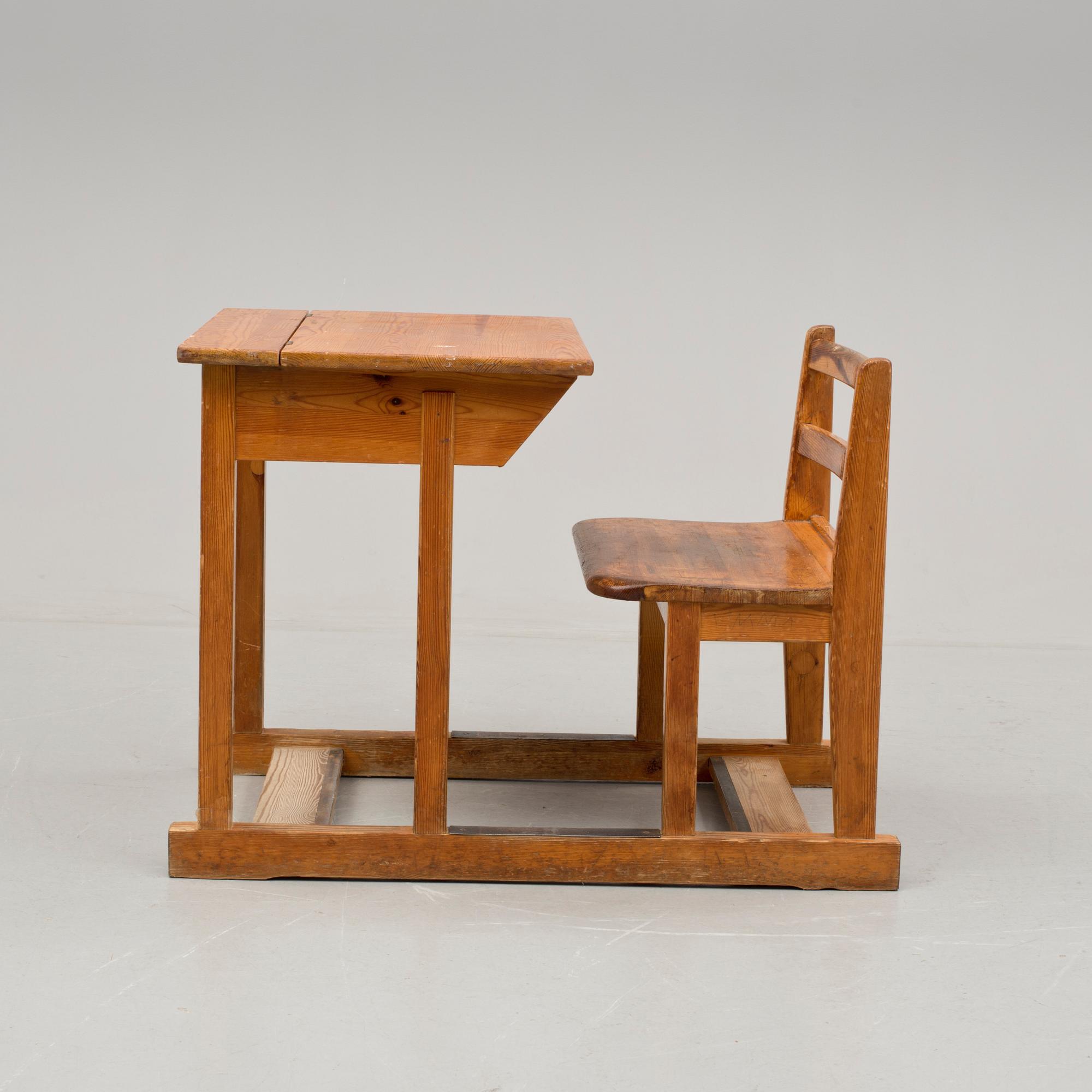 SKOLBÄNK, Tranås skolmöbler, 1952.