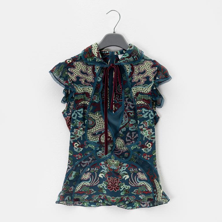 Yves Saint Laurent, blus, storlek 36.