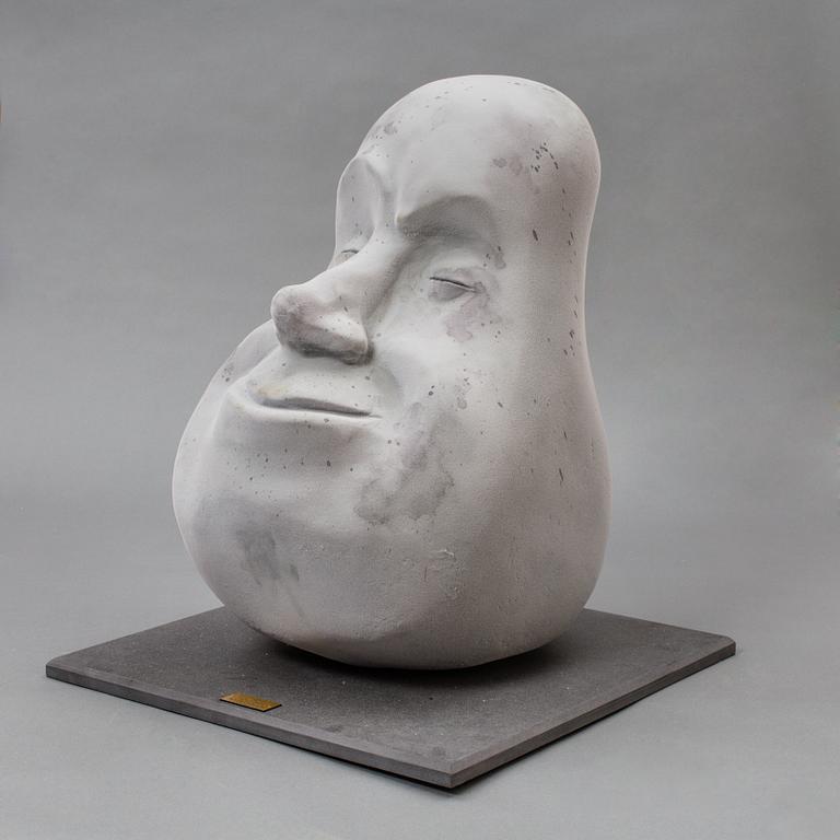 A stone head figure made by JoAnn Tan Studio for NK 2016.