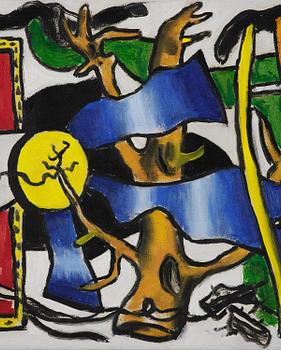 Fernand Léger, "Composition à l'oiseau, esquisse".